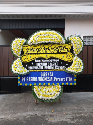 Papan Bunga Duka di Peranap