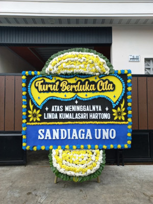 Papan Bunga Duka di Peranap